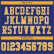 Preschool Custom Royal Gold-White Mesh Authentic Football Jersey