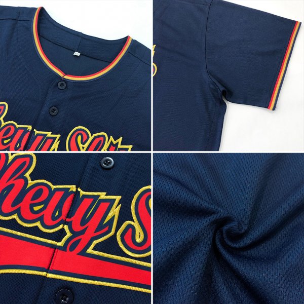 Preschool Custom Navy White Authentic Baseball Jersey
