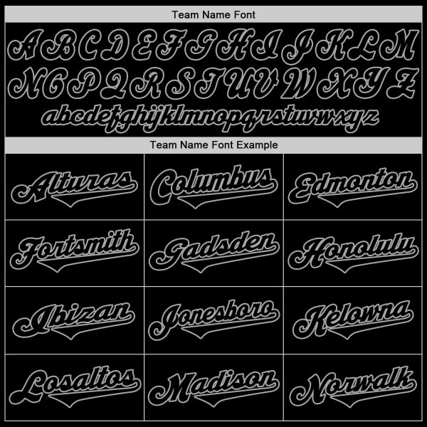 Kid's Custom Black Black-Gray Authentic Baseball Jersey