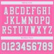 Men's Custom Pink White-Light Gray Mesh Authentic Football Jersey
